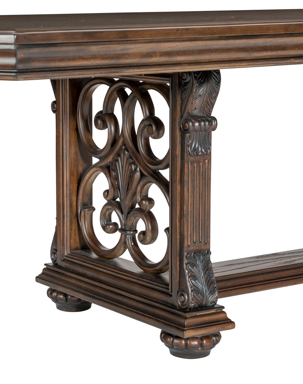 Bergen Dark Oak Dining Table by Homelegance at Eve Furniture