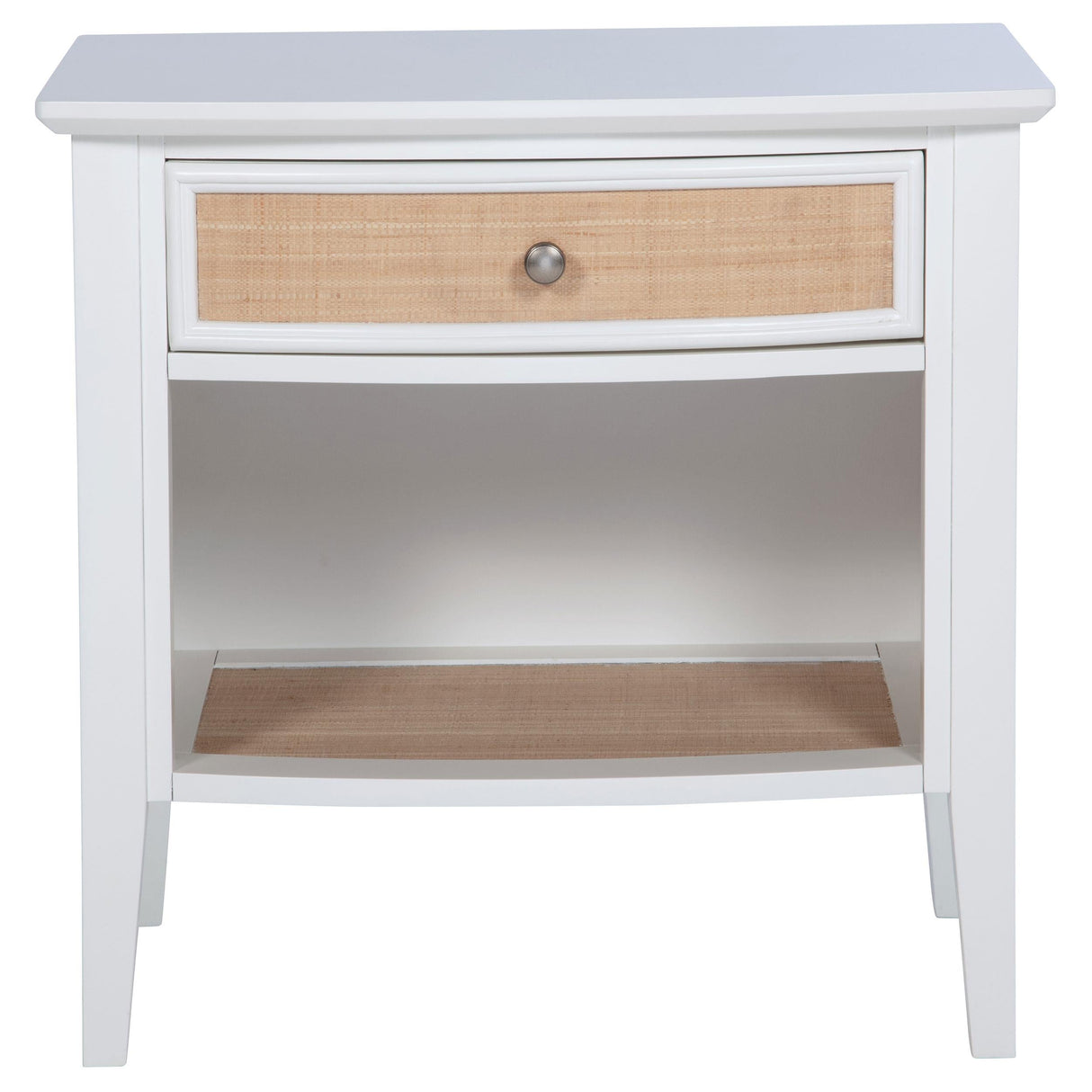 Bexhill White 1-Drawer Nightstand by Coaster at Eve Furniture