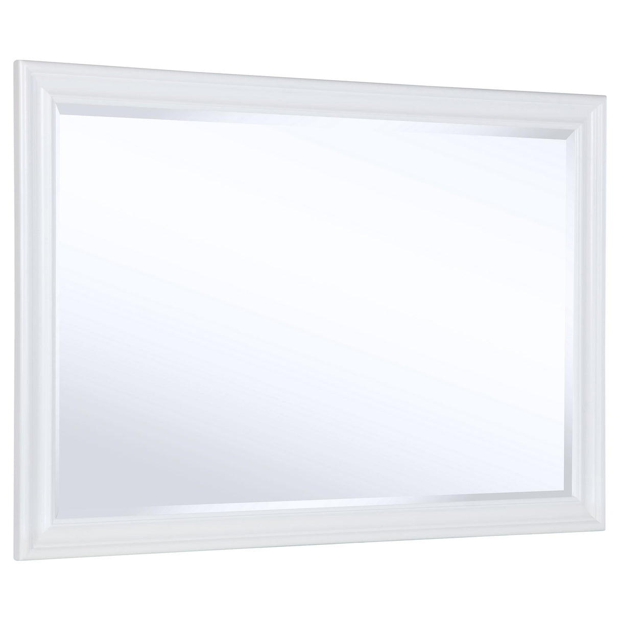 Bexhill White Dresser Mirror by Coaster at Eve Furniture