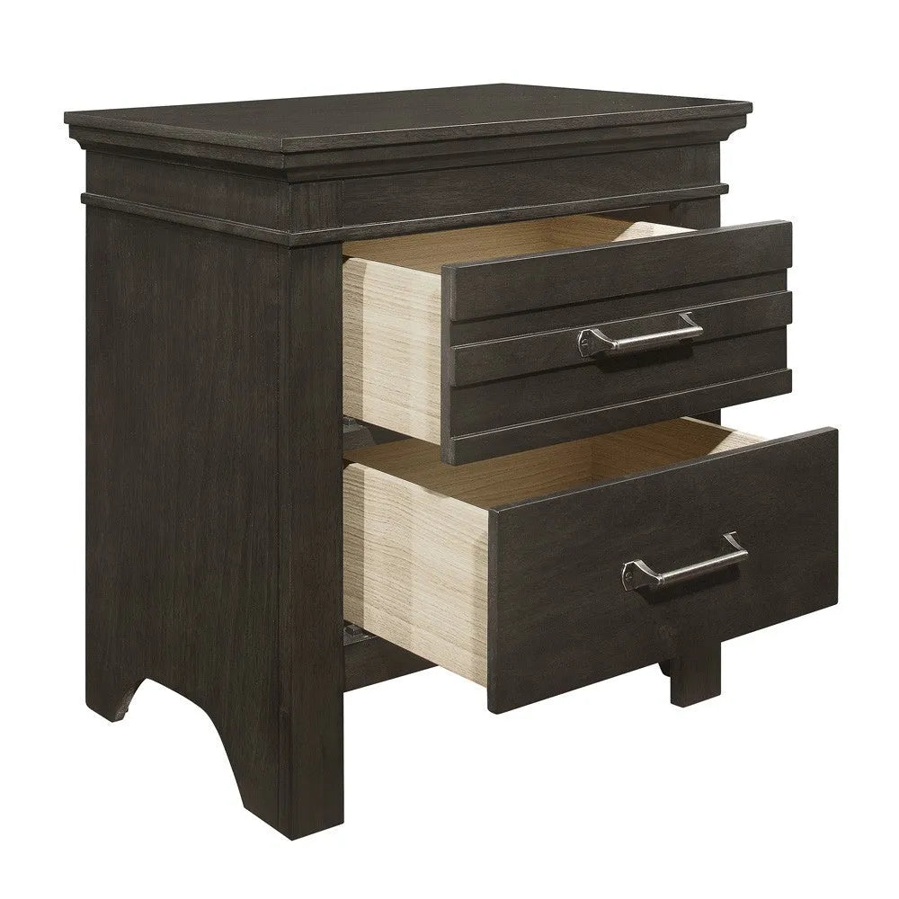 Blaire Farm Charcoal Gray Panel Bedroom Set by Homelegance at Eve Furniture
