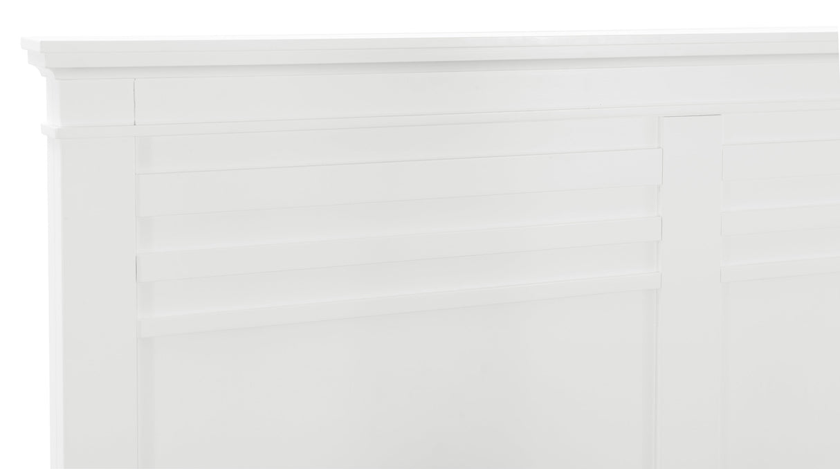 Blaire Farm White Queen Panel Bed by Homelegance at Eve Furniture