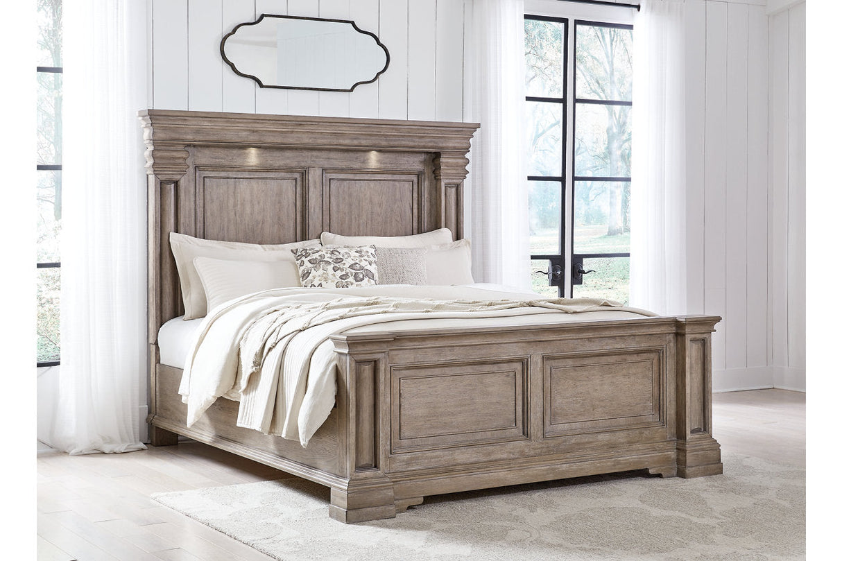 Blairhurst Light Grayish Brown Queen Panel Bed by Ashley at Eve Furniture