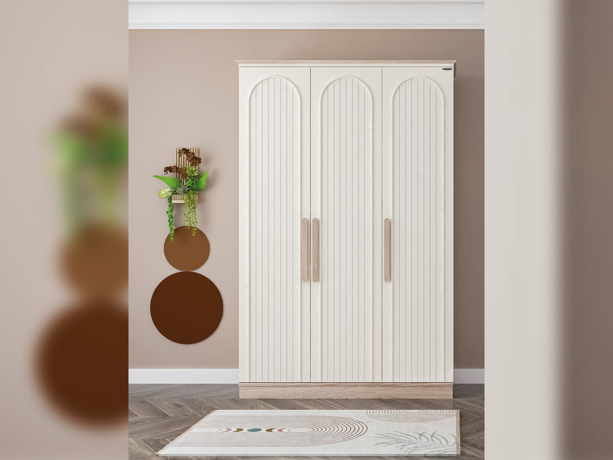 Bohemsoft 3 Door Wardrobe by Furnia at Eve Furniture