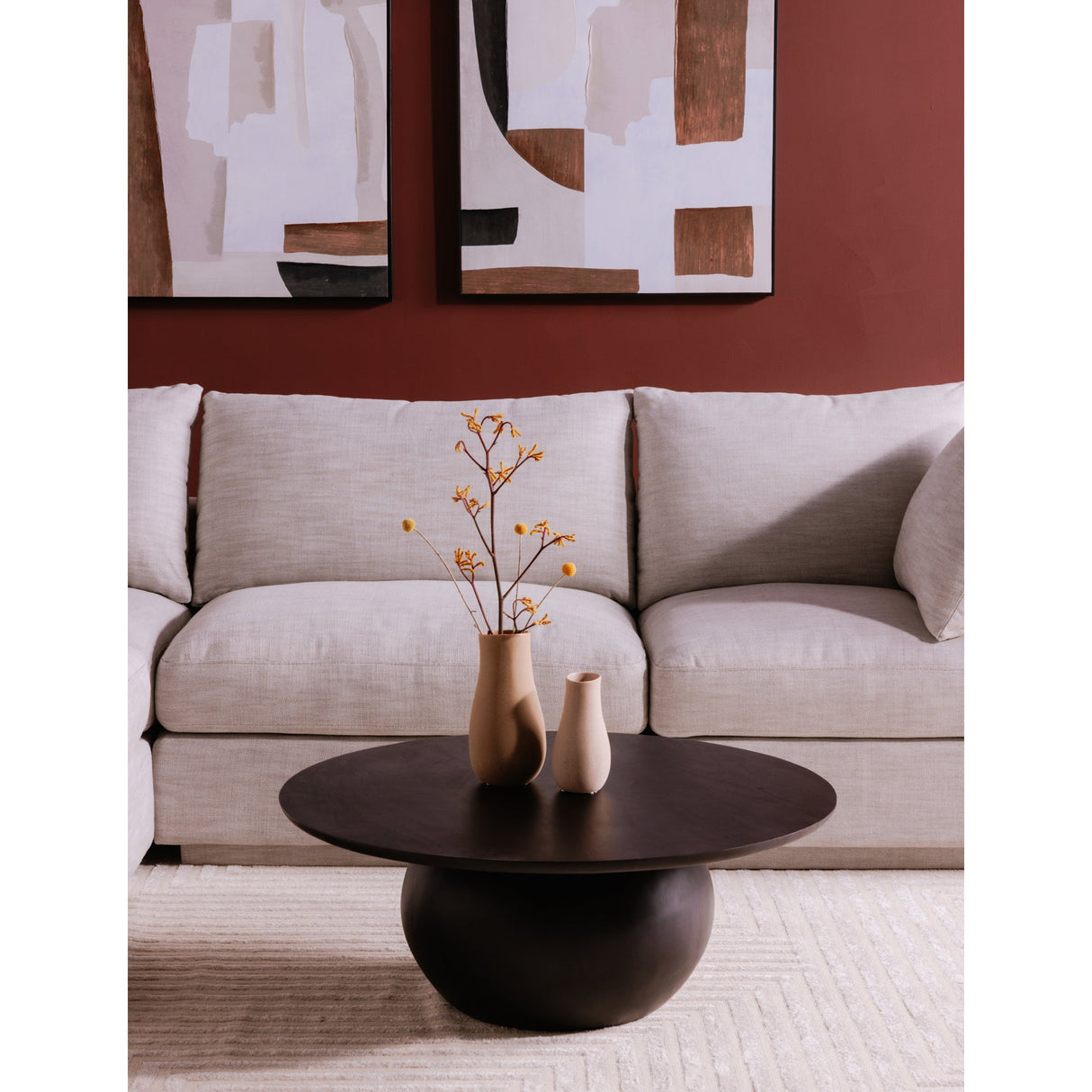 Bradbury Black Coffee Table by Moe's Home at Eve Furniture