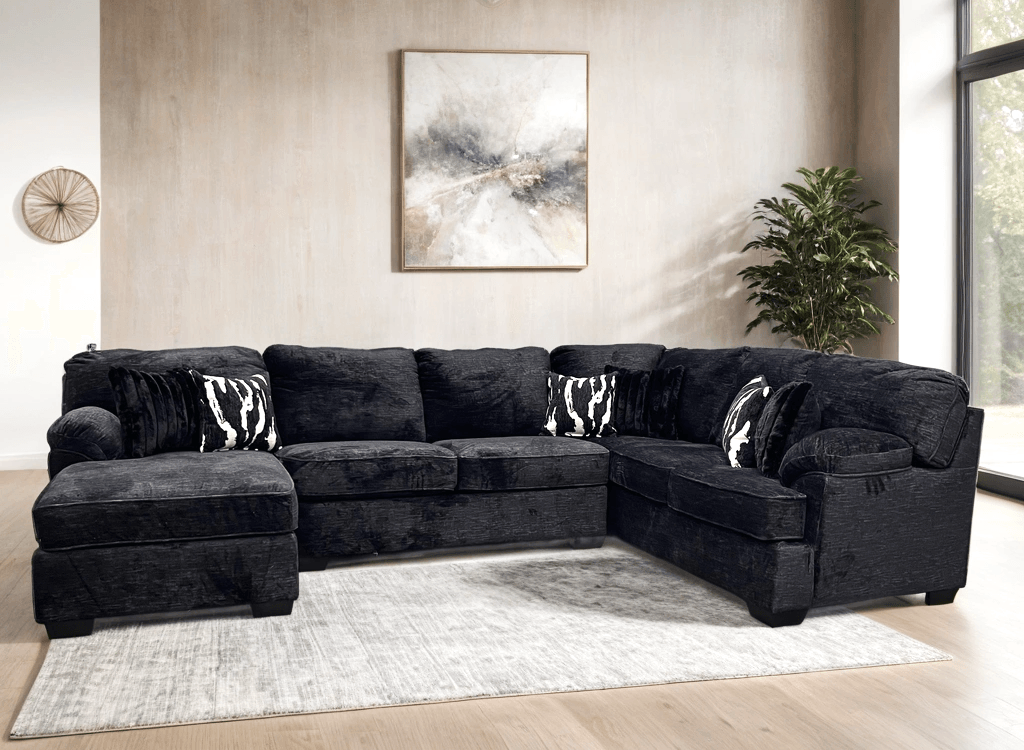 Brentwood Onyx - Sectional by Happy Homes at Eve Furniture