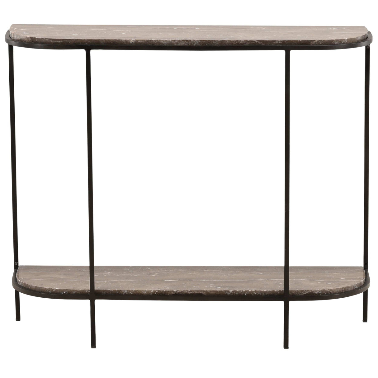 Brian Console Table, Brown by Dovetail at Eve Furniture