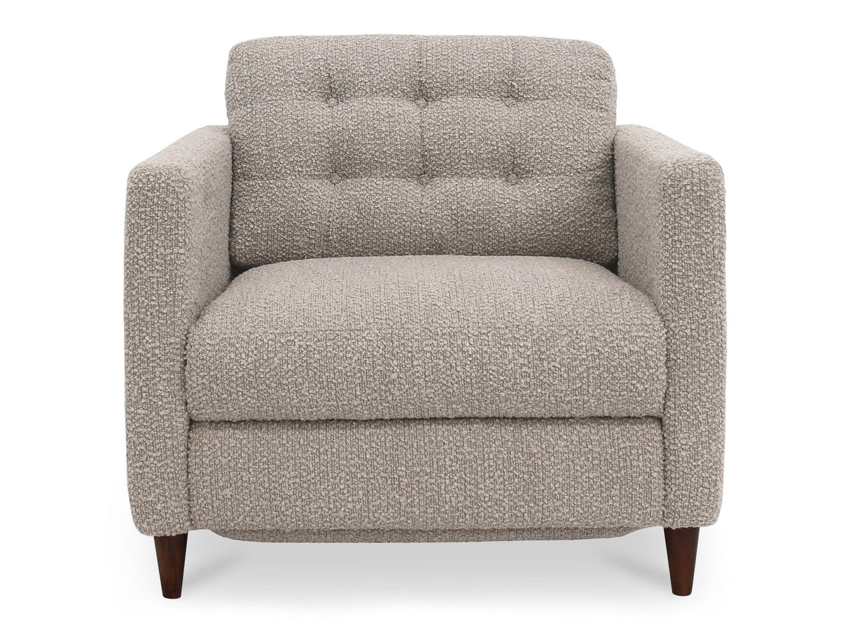 Bridgers Warm Grey Power Recliner Chair by Moe's Home at Eve Furniture