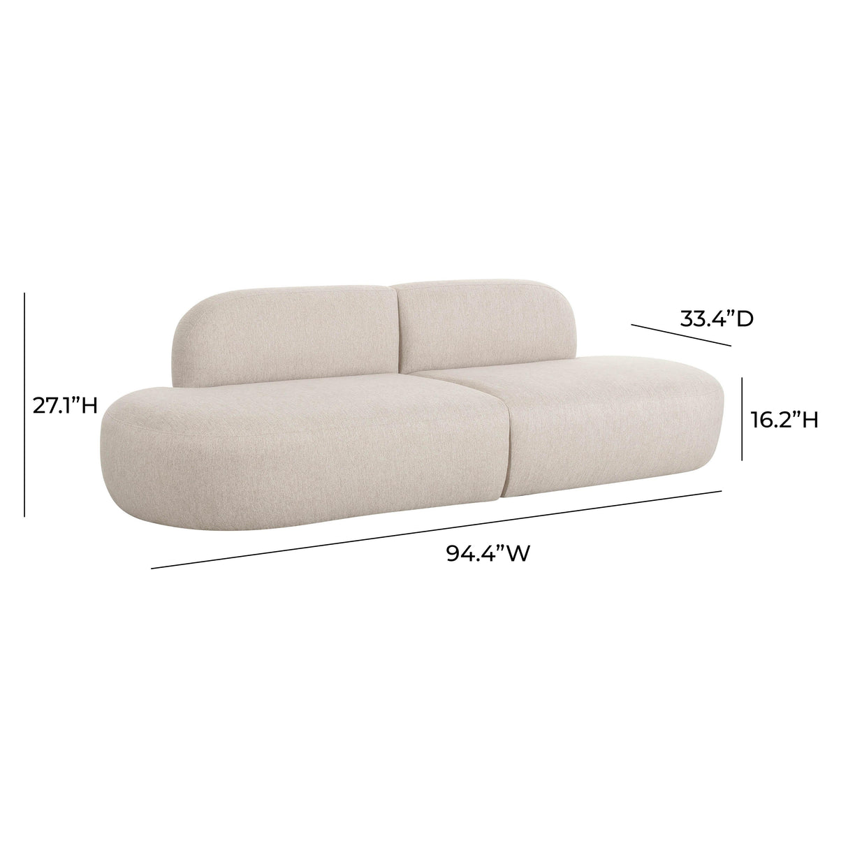 Broohah Upholstered Sofa by TOV Furniture at Eve Furniture