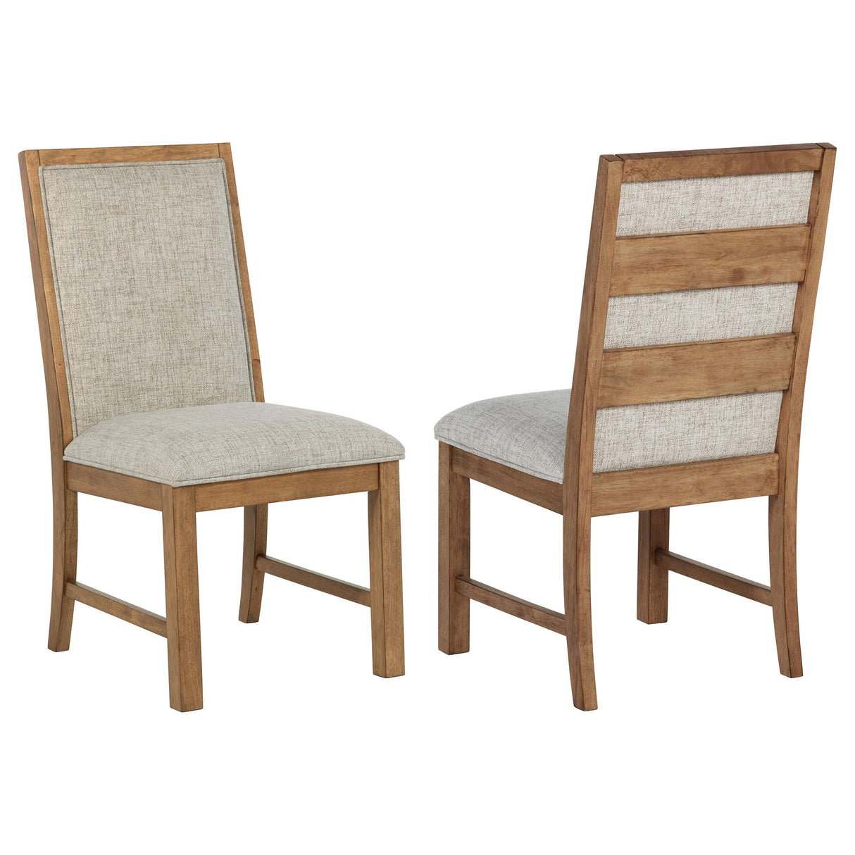 Bruner Natural Brown Side Chair, Set of 2 by Coaster at Eve Furniture
