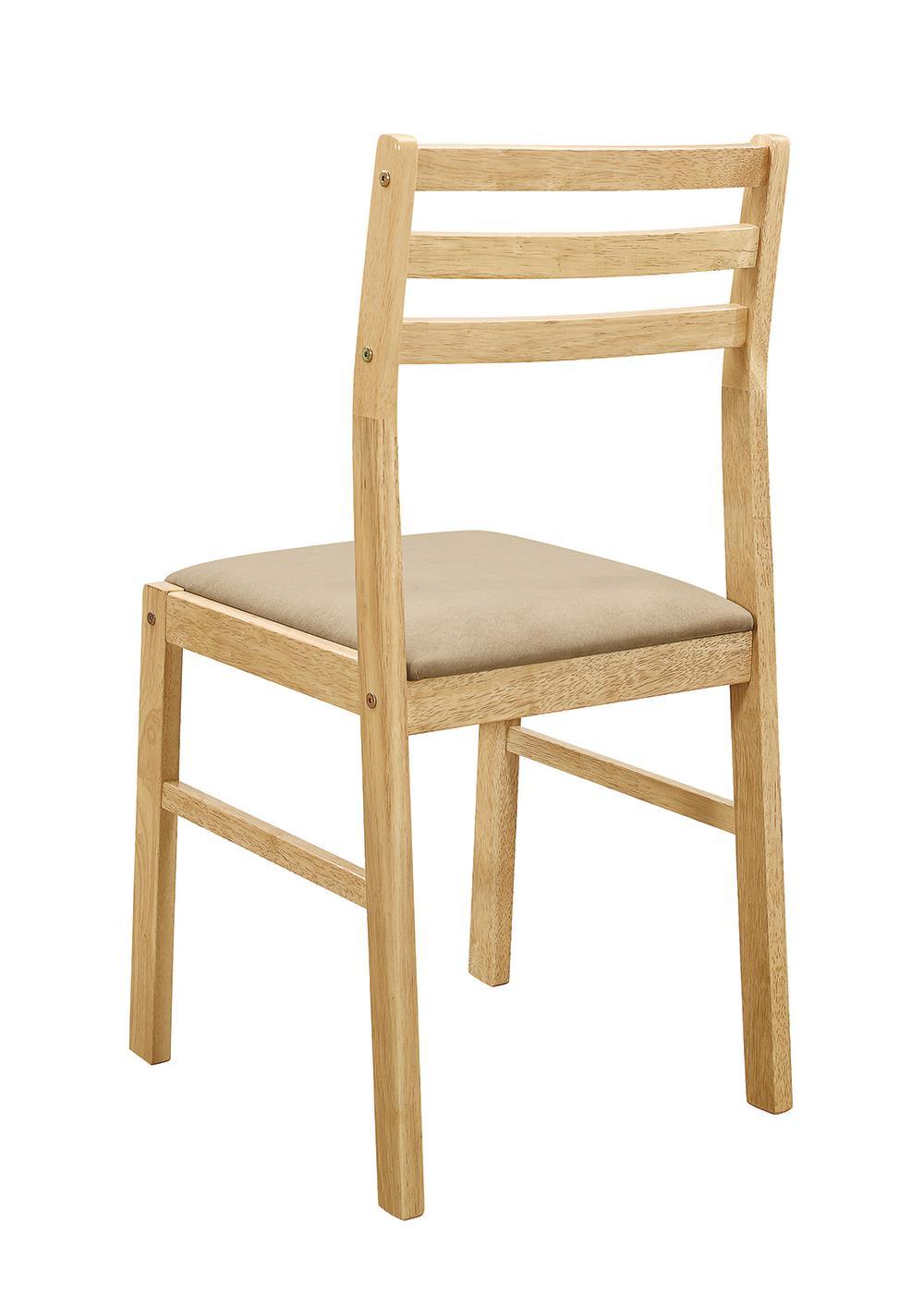 Bucknell Natural/Tan 3-Piece Dining Set with Drop Leaf by Coaster at Eve Furniture