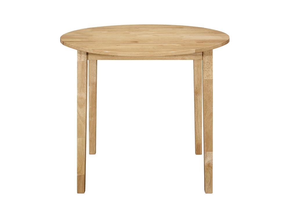 Bucknell Natural/Tan 3-Piece Dining Set with Drop Leaf by Coaster at Eve Furniture