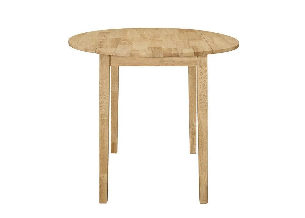 Bucknell Natural/Tan 3-Piece Dining Set with Drop Leaf by Coaster at Eve Furniture