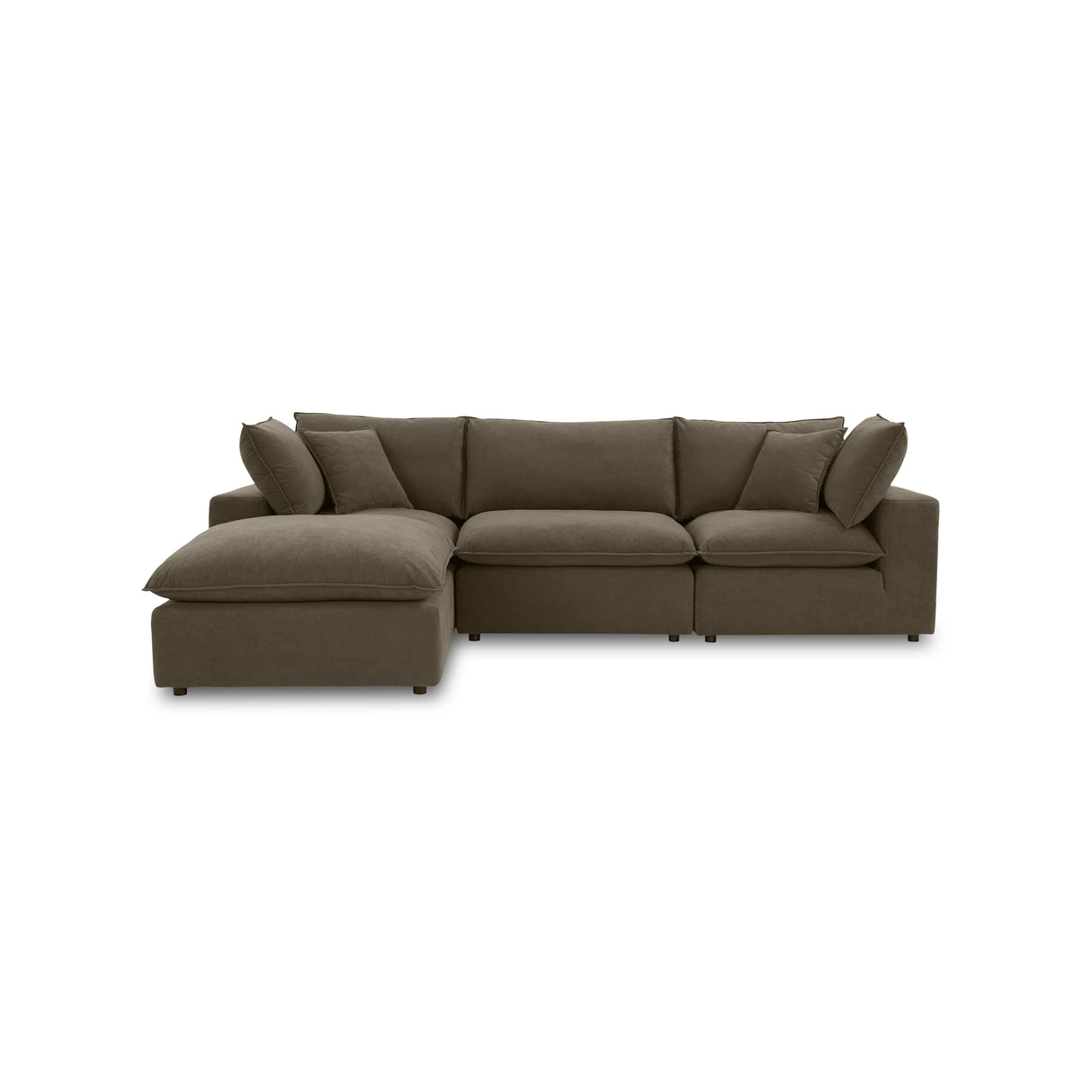 Cali Performance Fabric Modular 4-Piece Sectional by TOV Furniture at Eve Furniture