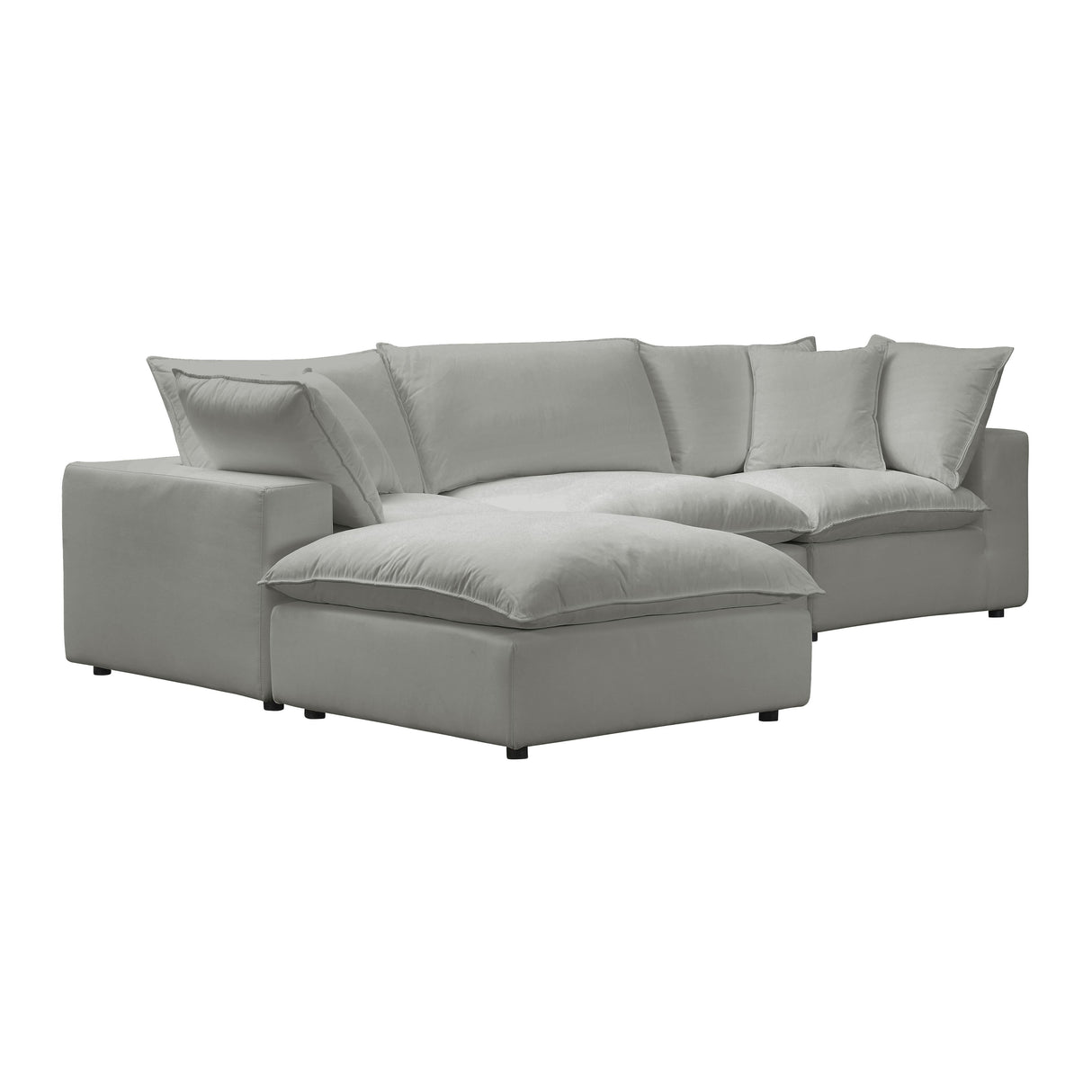 Cali Performance Fabric Modular 4-Piece Sectional by TOV Furniture at Eve Furniture