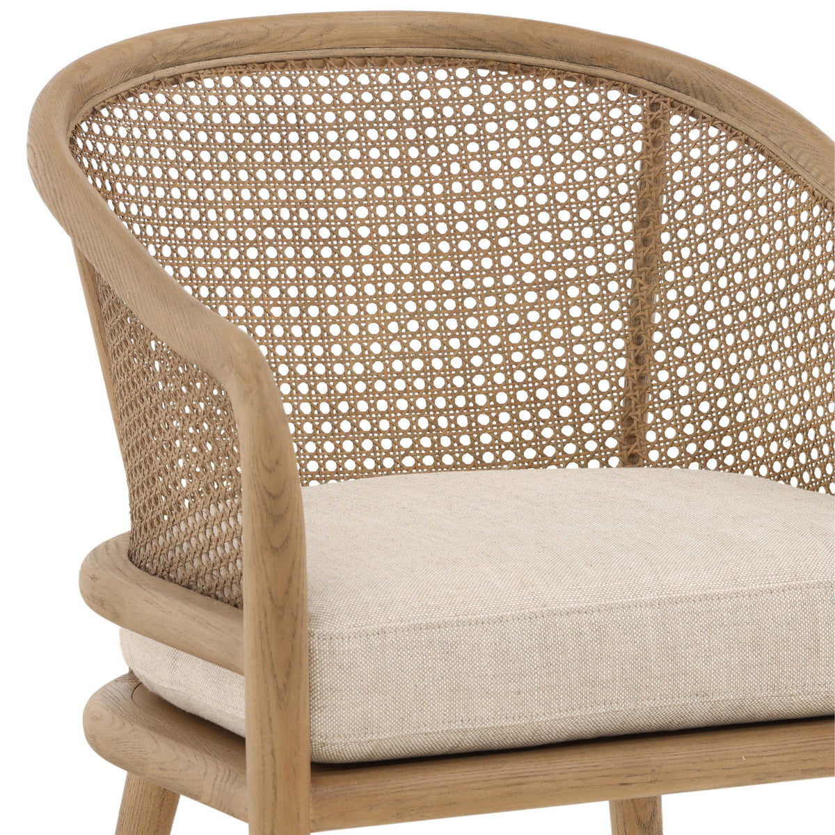 Camile Dining Chair, Beige by Dovetail at Eve Furniture