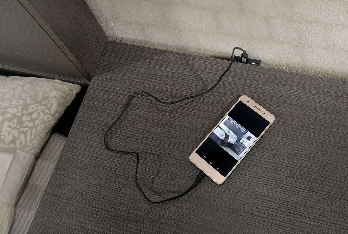 Camryn Warm Gray Night Stand by Furniture of America at Eve Furniture