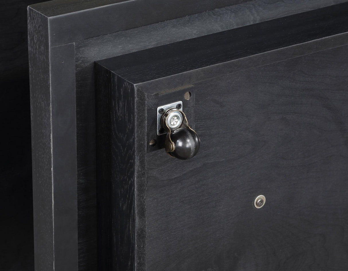 Canyon Black Cocktail Table with Casters by Steve Silver at Eve Furniture