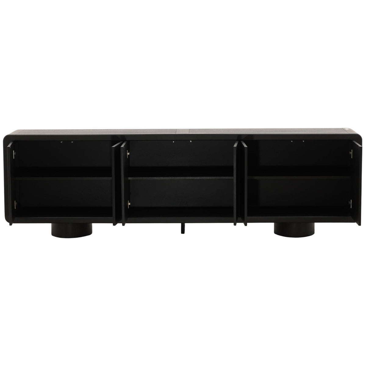 Capella Sideboard, Black by Dovetail at Eve Furniture