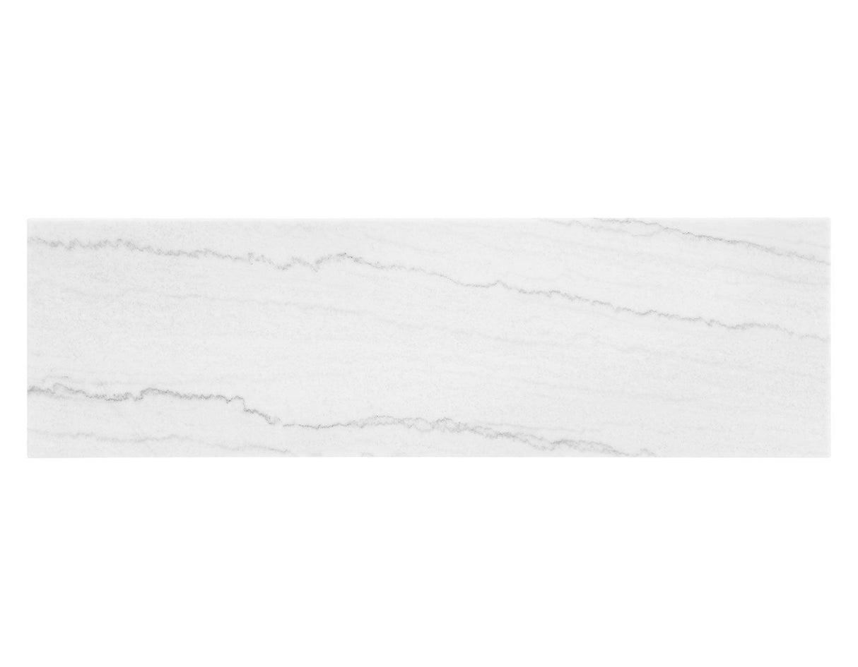 Carena White Marble Top Sideboard with Touch Lighting by Steve Silver at Eve Furniture