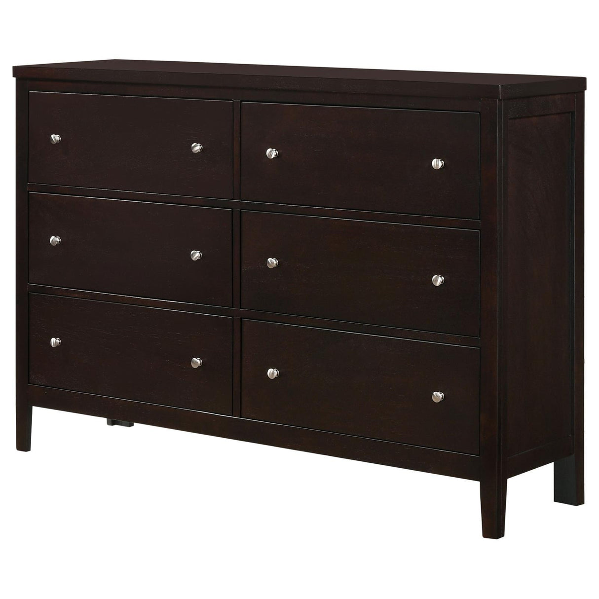 Carlton Cappuccino 6-Drawer Rectangular Dresser by Coaster at Eve Furniture