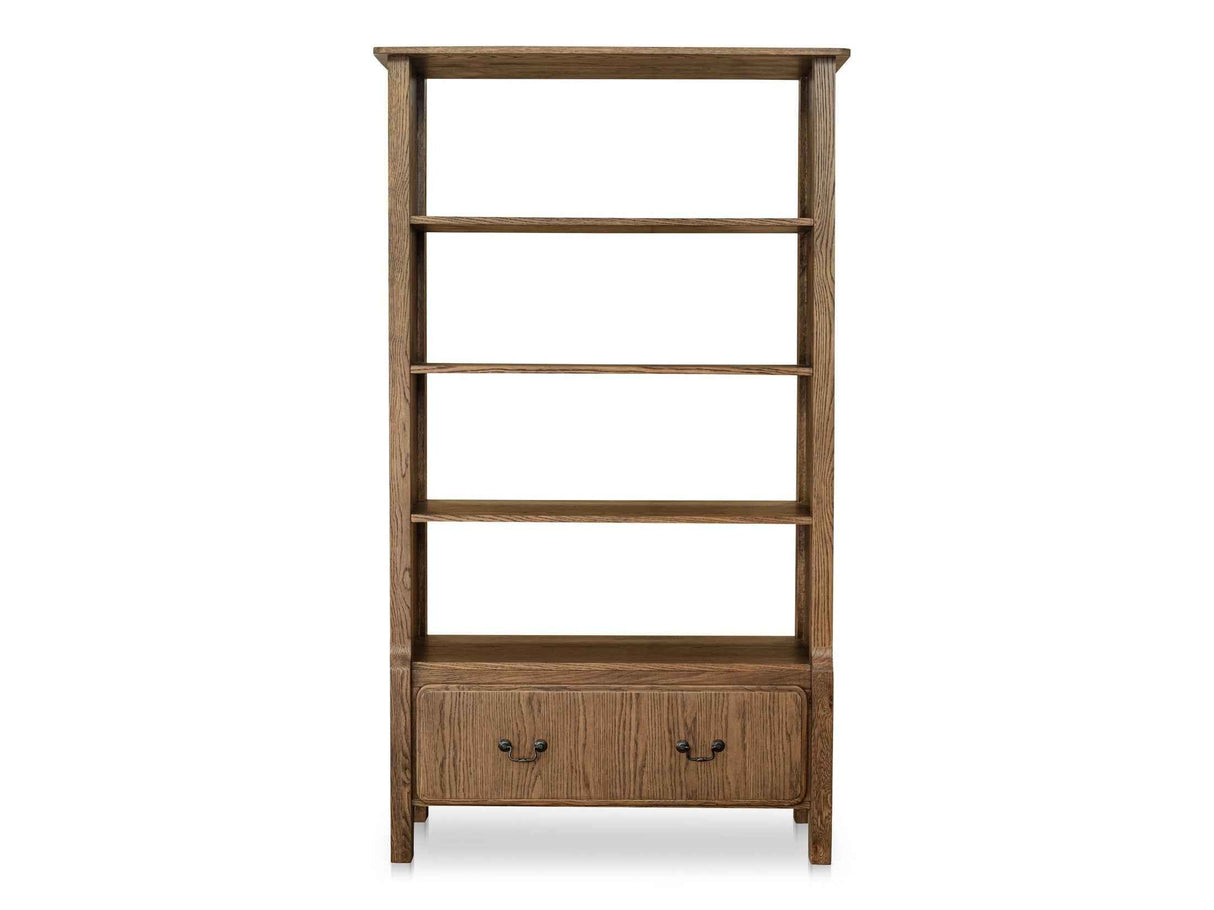 Caroline Warm Brown Bookcase