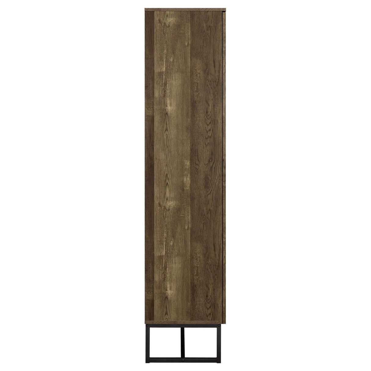 Carolyn Rustic Oak/Gunmetal 2-Door Accent Cabinet by Coaster at Eve Furniture