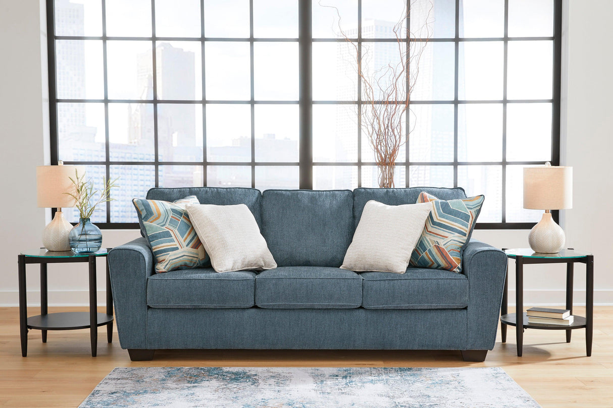Cashton Blue Living Room Set by Ashley at Eve Furniture