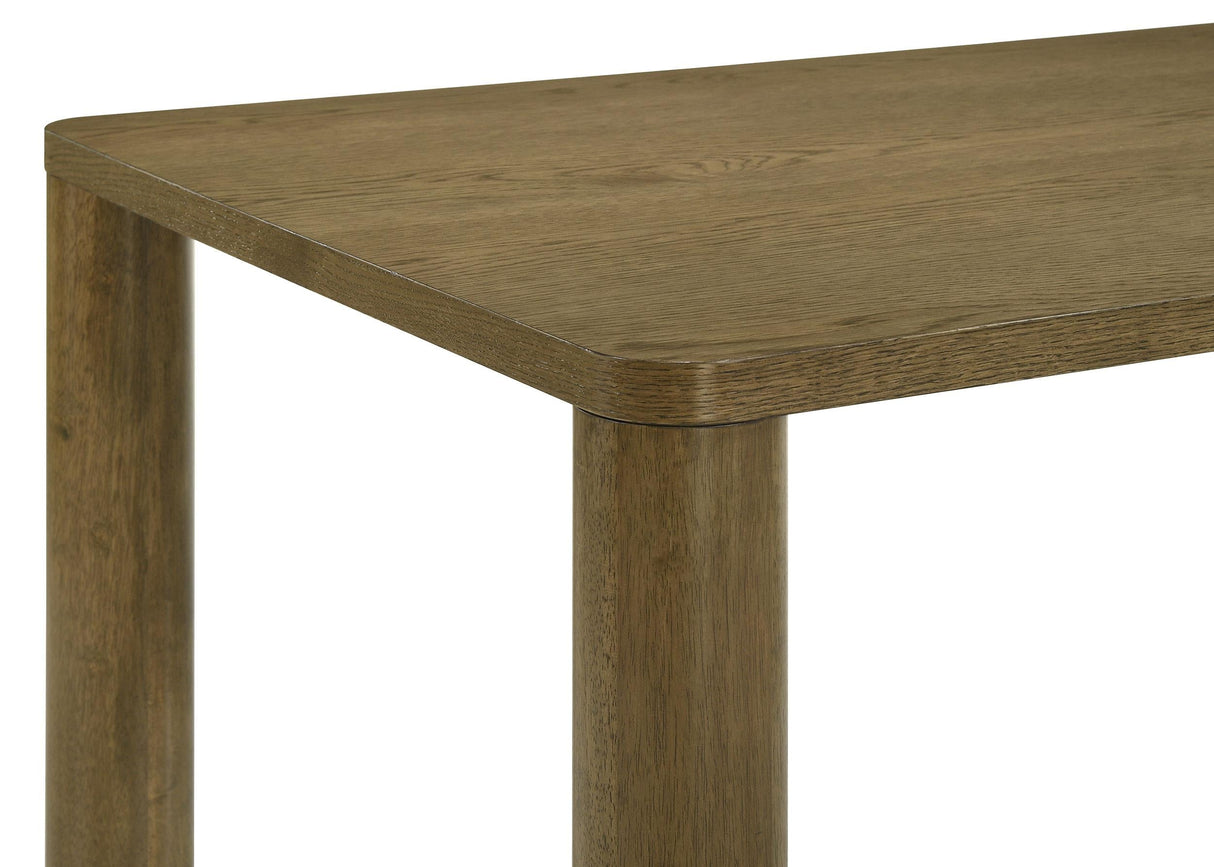 Castlewood Brown Oak Rectangular Dining Table by Coaster at Eve Furniture
