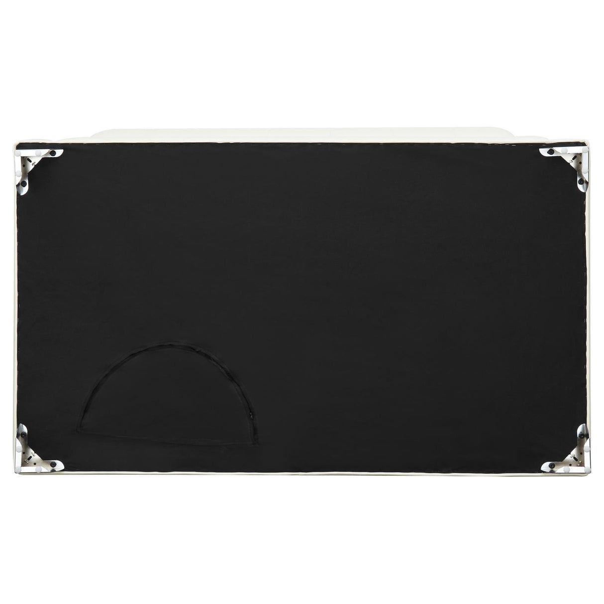 Chaviano Pearl White Tufted Upholstered Loveseat by Coaster at Eve Furniture