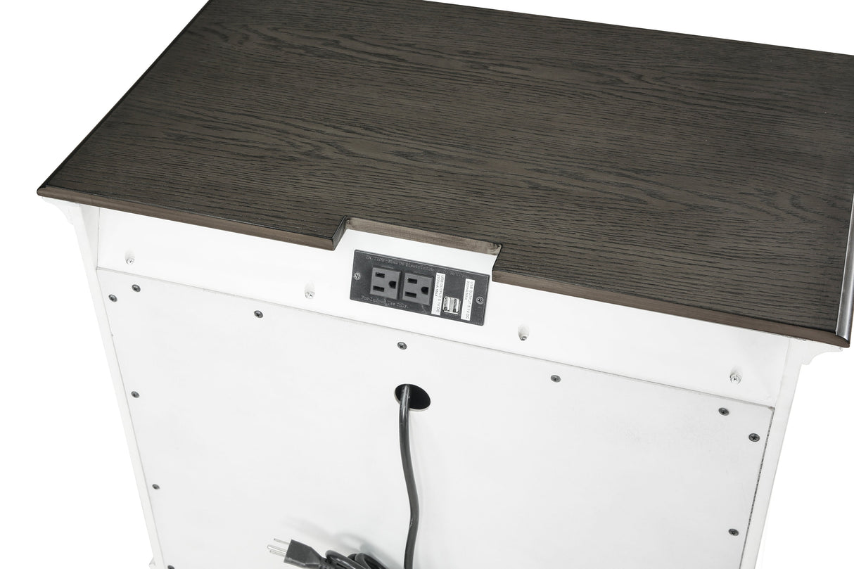 Chesterton Two-tone Nightstand by Homelegance at Eve Furniture