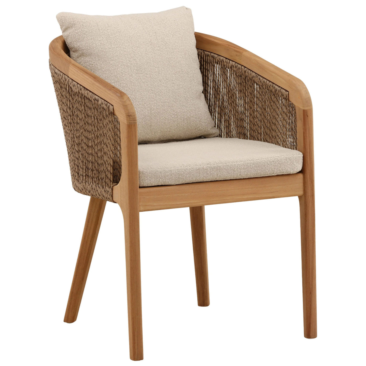 Cian Outdoor Dining Chair, Sand, Set of 2 by Dovetail at Eve Furniture