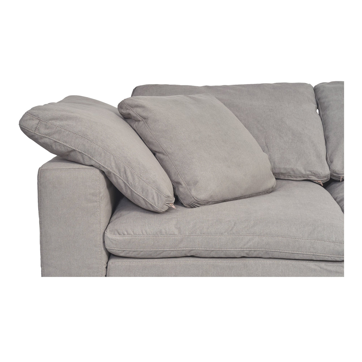 Clay Light Grey Modular Sofa by Moe's Home at Eve Furniture