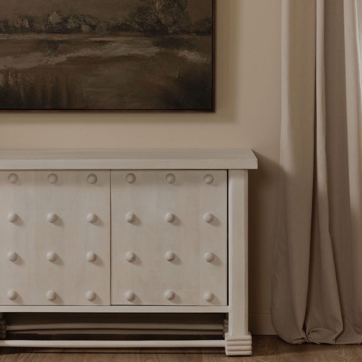 Clement Whitewashed Sideboard by Moe's Home at Eve Furniture