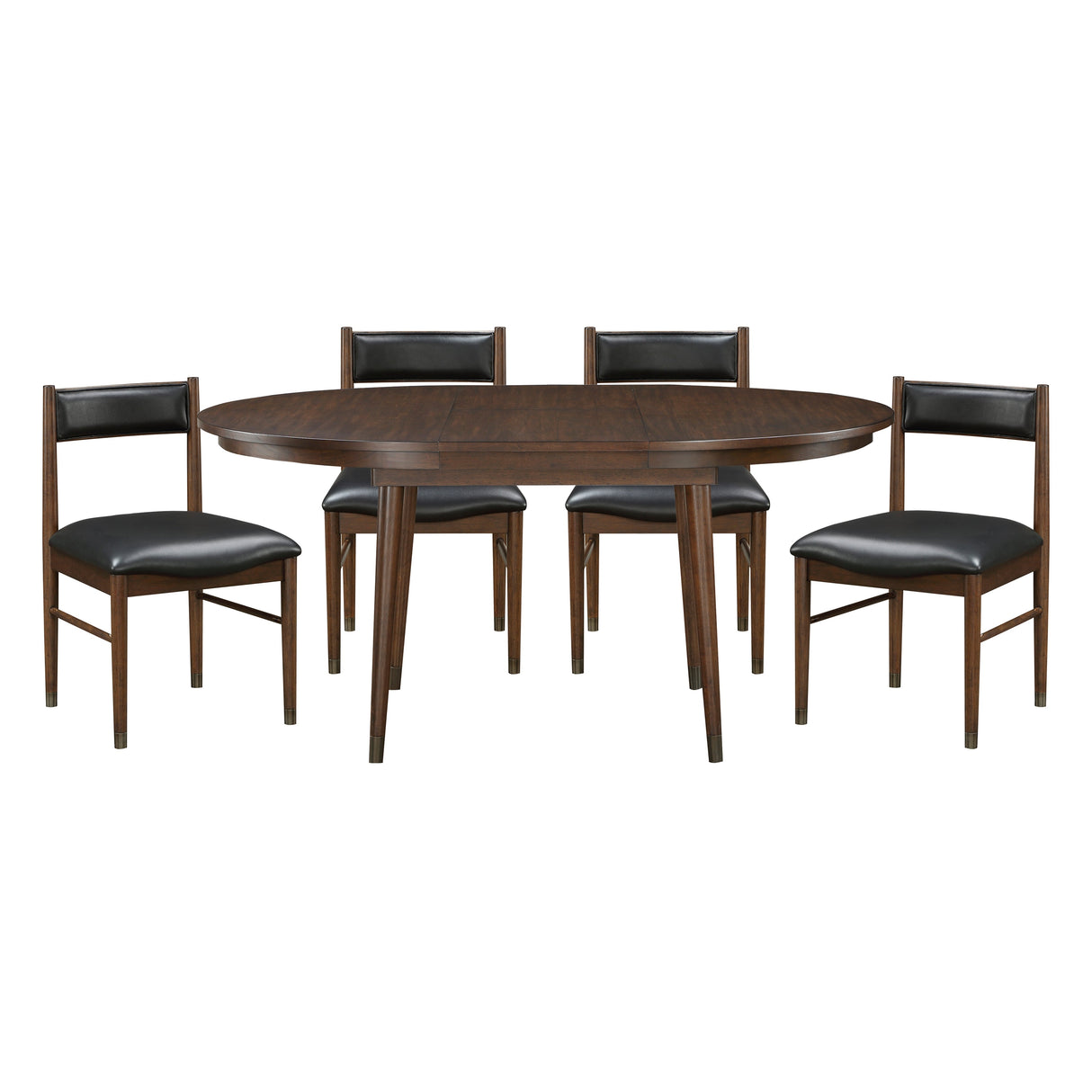 Clive Cherry Extendable Dining Set by Homelegance at Eve Furniture