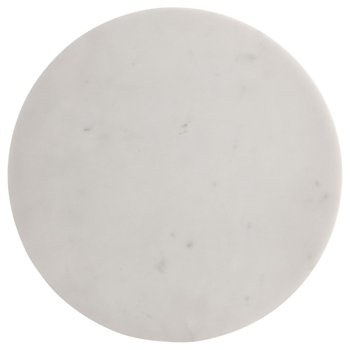 Colette White and Dark Grey Round Marble Top Side Table by Coaster at Eve Furniture