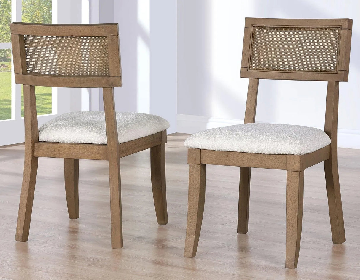 Colvin Cane Side Chair, Brown by Steve Silver at Eve Furniture