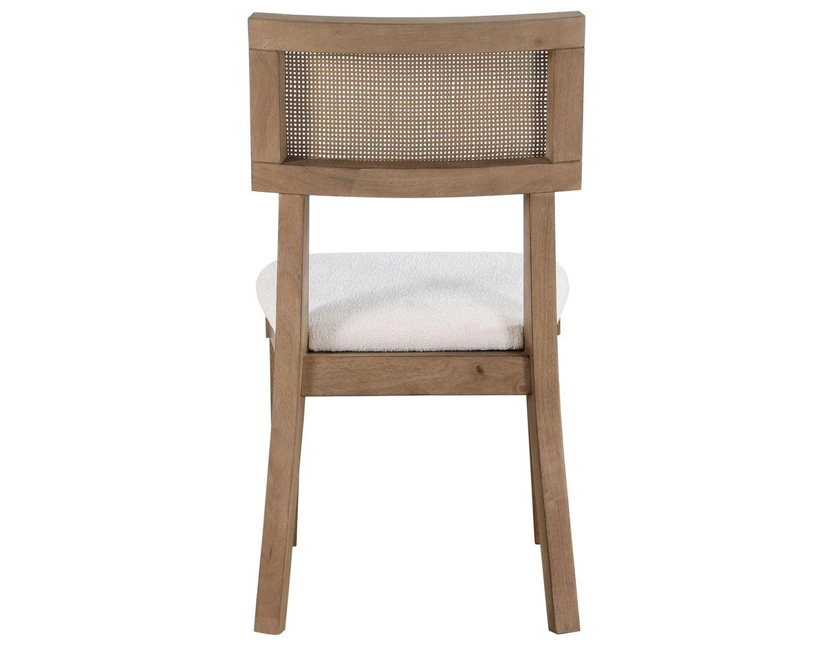 Colvin Cane Side Chair, Brown by Steve Silver at Eve Furniture