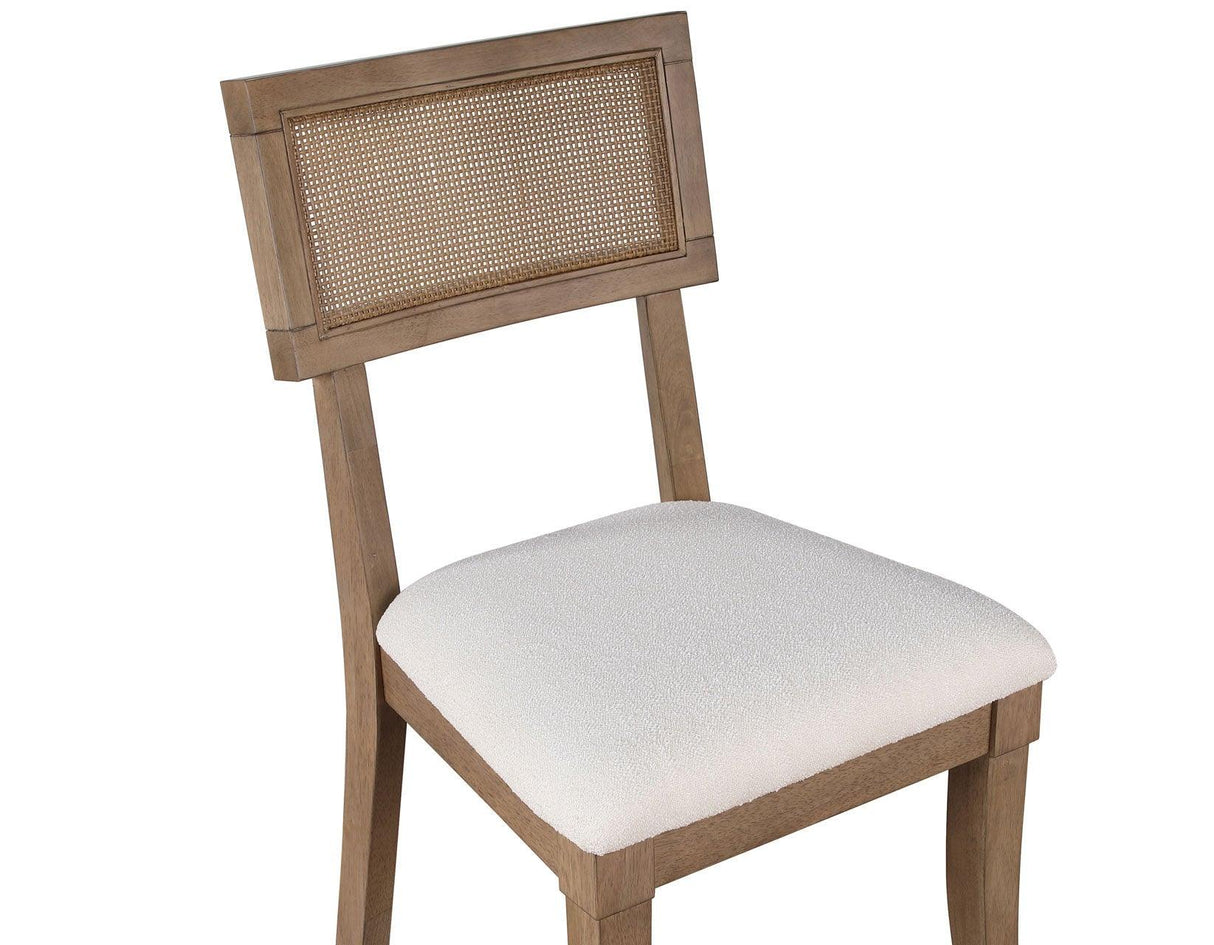 Colvin Cane Side Chair, Brown by Steve Silver at Eve Furniture