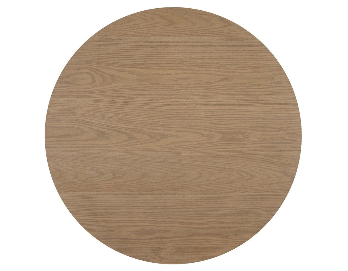 Colvin Toffee Finish 36″ Round Castered Coffee Table by Steve Silver at Eve Furniture