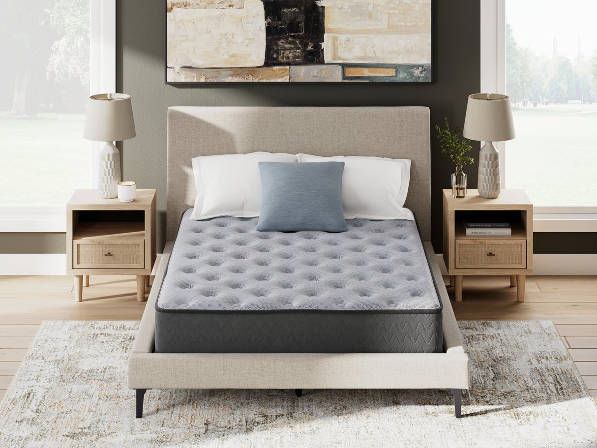 Comfort Plus Gray Queen Mattress by Ashley at Eve Furniture