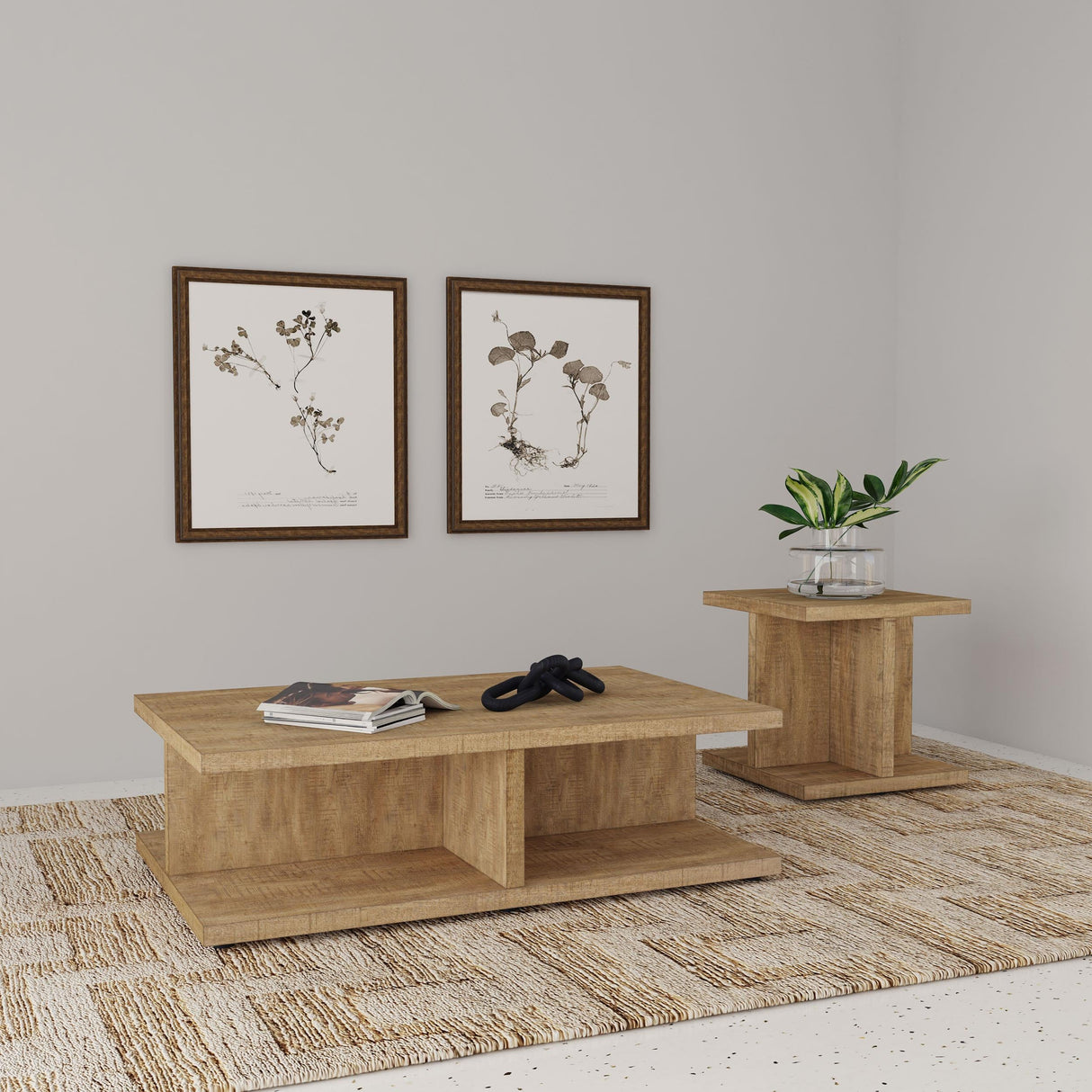 Cortona Mango Square Coffee Table by Coaster at Eve Furniture