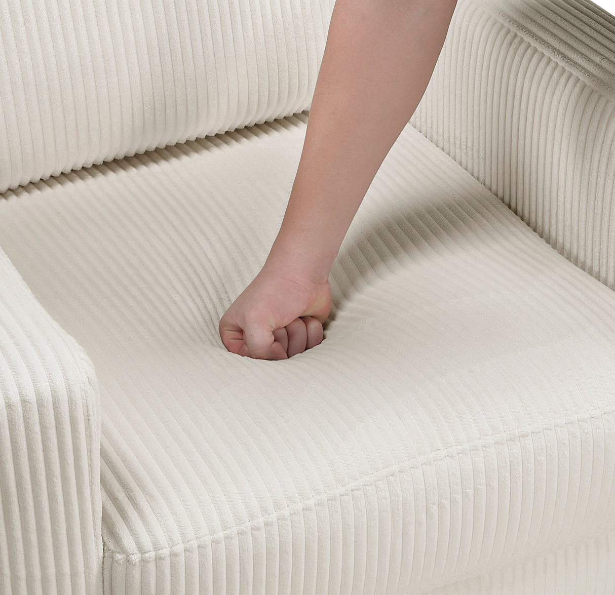 Crandall Beige Sofa by Homelegance at Eve Furniture