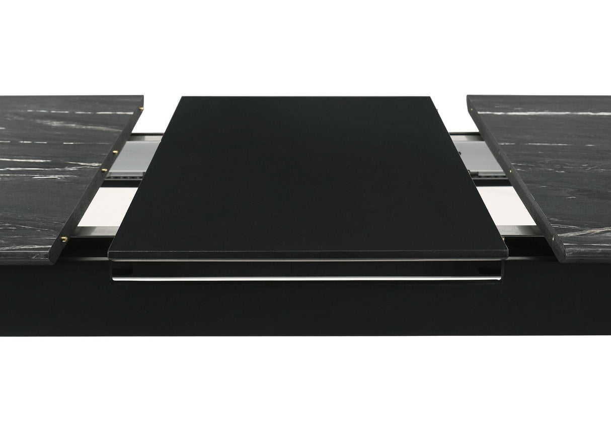 Crestmont Black 5-Piece Dining Set with Extension Leaf by Coaster at Eve Furniture