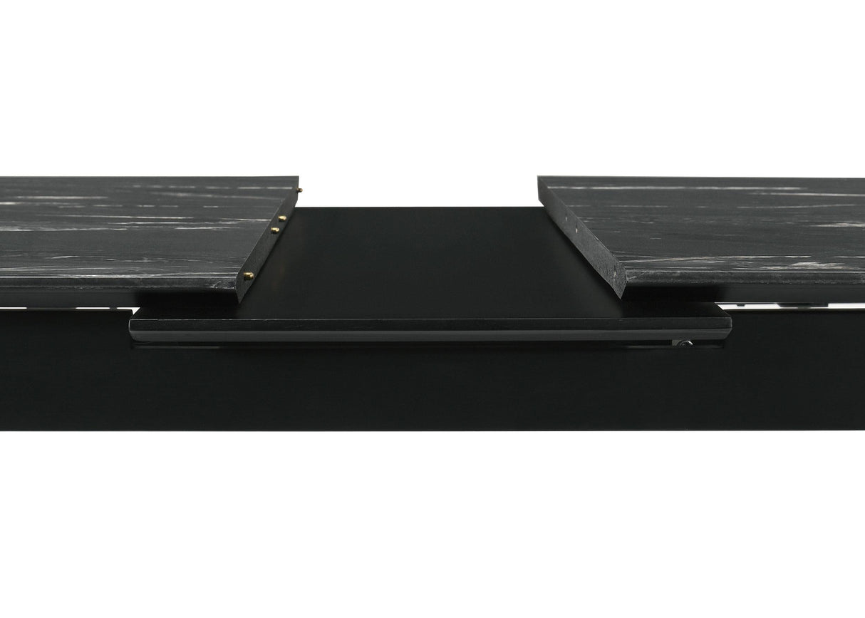 Crestmont Black 5-Piece Dining Set with Extension Leaf by Coaster at Eve Furniture