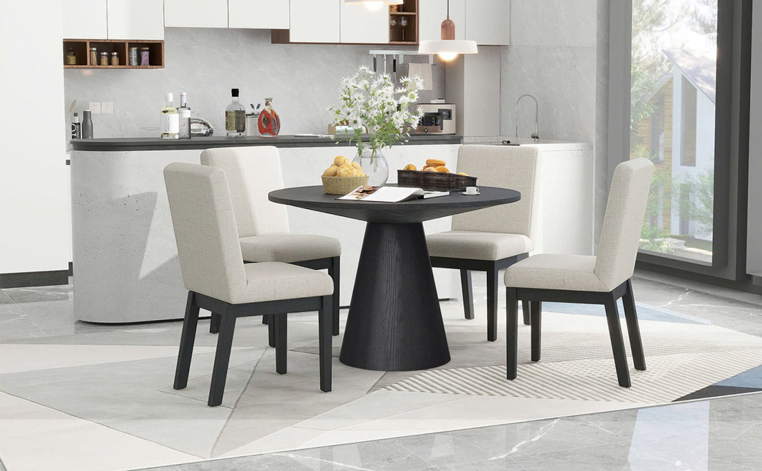 Roundwhill 5-Piece Dining Room Set by Happy Homes at Eve Furniture