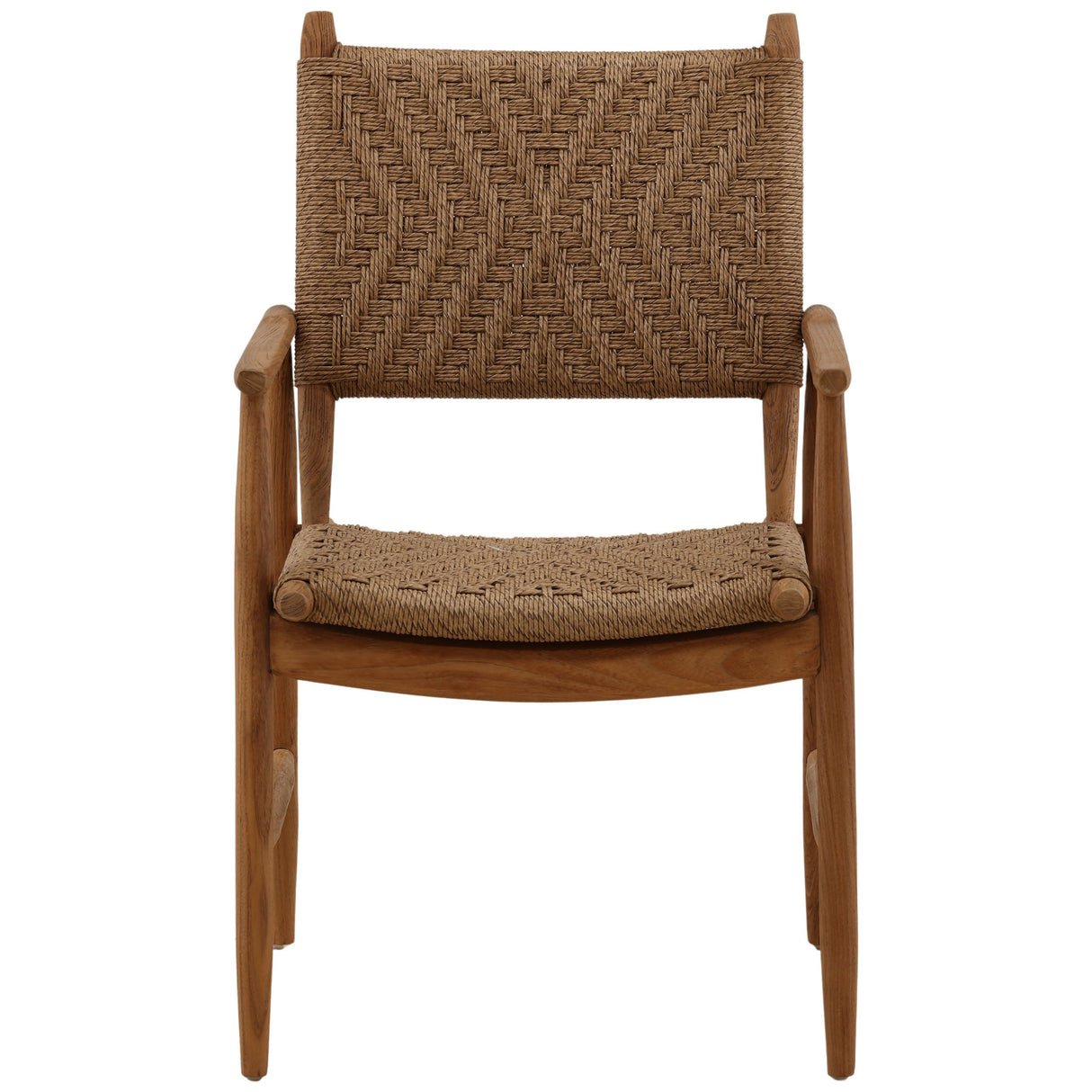 Araya Outdoor Dining Chair, Light Brown, Set of 2 by Dovetail at Eve Furniture