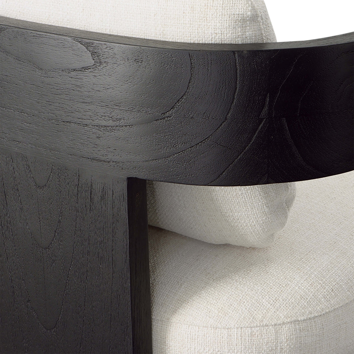 Maravi Dining Chair, Black by Dovetail at Eve Furniture