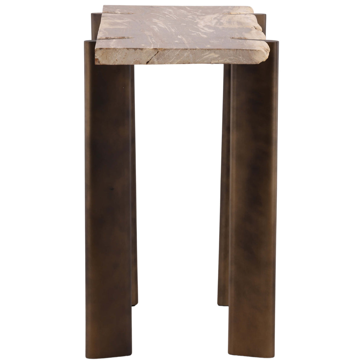 Peridot Console Table, Light Natural by Dovetail at Eve Furniture