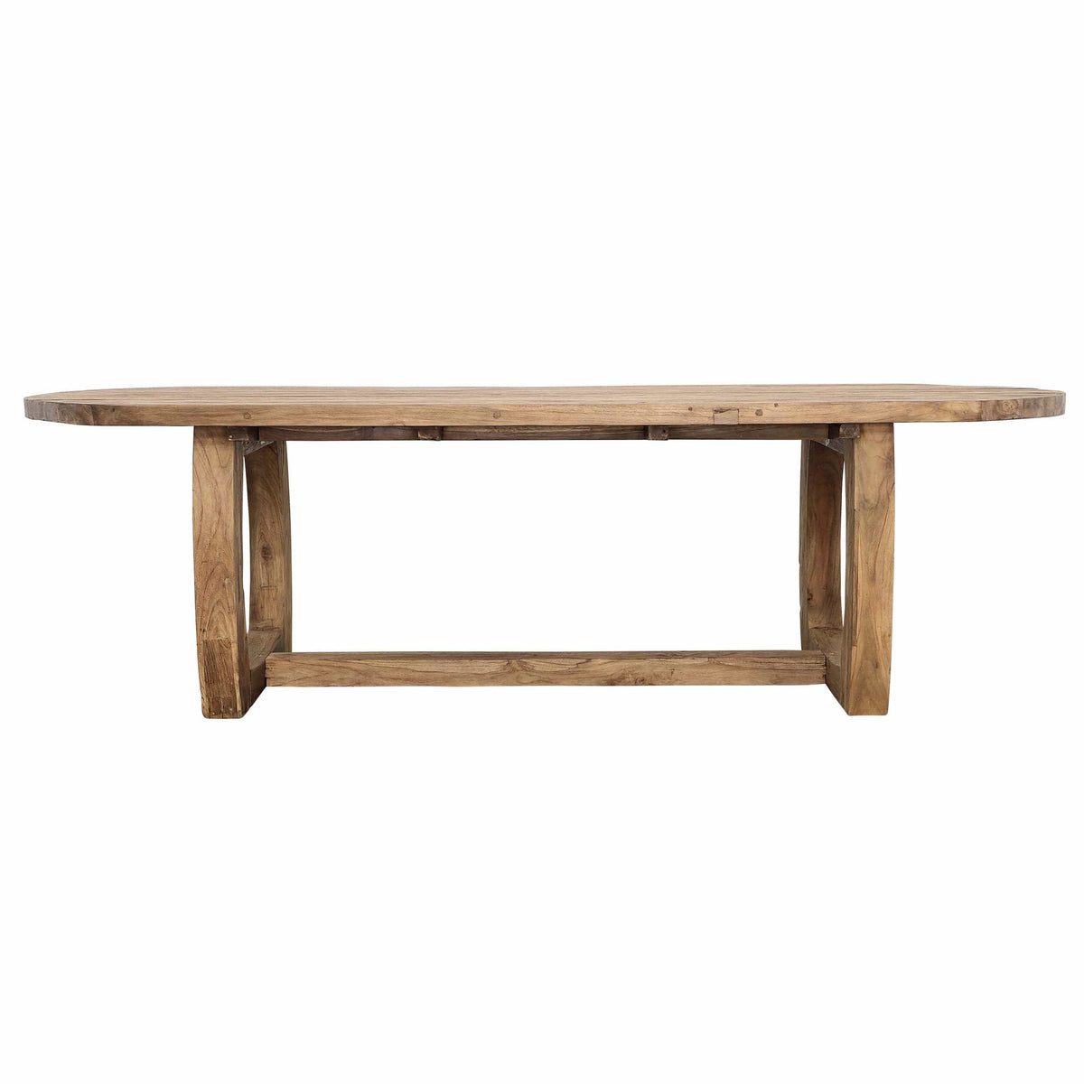 Janie Outdoor Dining Table, Distressed Natural by Dovetail at Eve Furniture