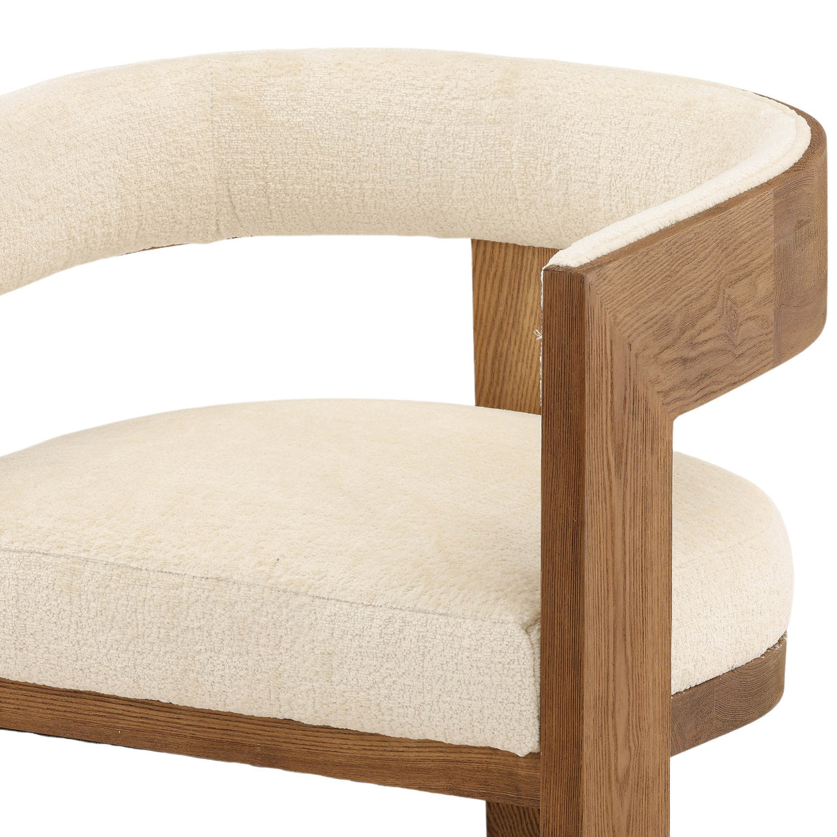 Nadia Dining Chair, Cream, Set of 2 by Dovetail at Eve Furniture